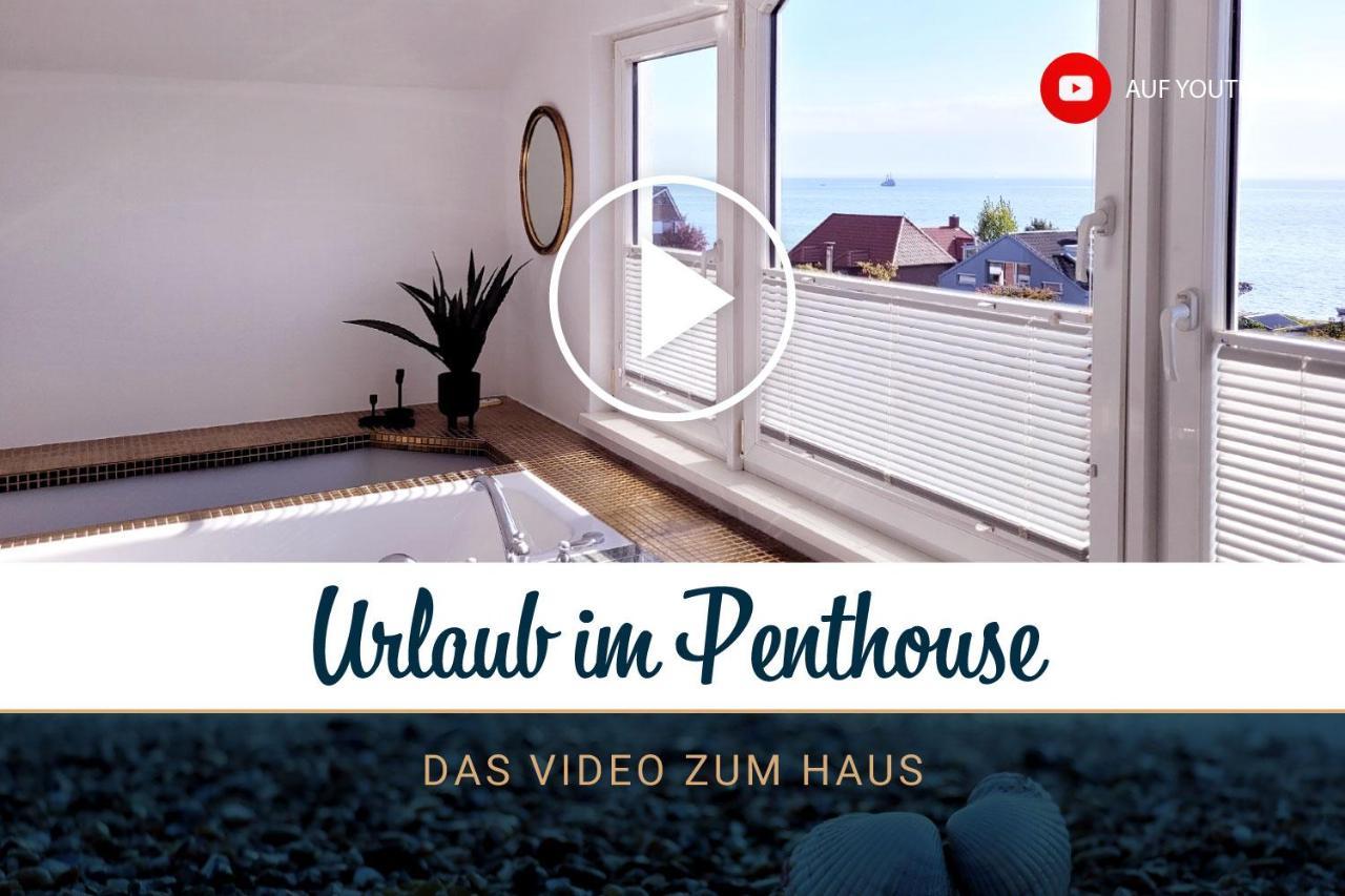 Grosse Penthouse Ferienwohnung Mit Meerblick, Sonnenterrasse & Luxusbad Von "Momentic" Sierksdorf Exterior photo